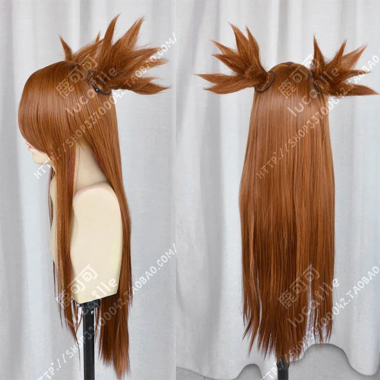 Beberino 80cm Brown Long Synthetic Hair Cosplay Wig with Wig Cap