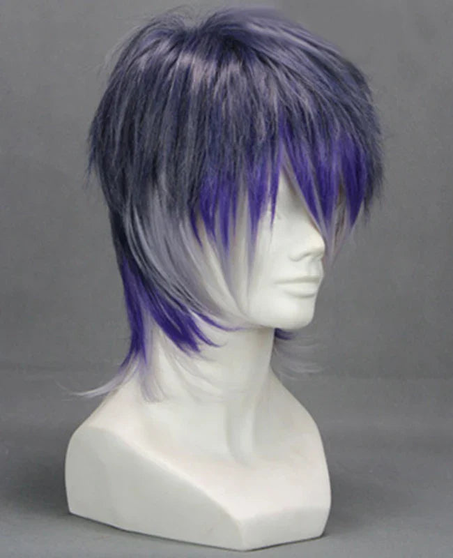 Beberino Short Purple Cosplay Wig + Wig Cap - Diabolik Lovers Sakamaki Reiji