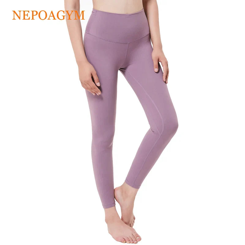 Beberino High Waist Yoga Leggings with Hidden Pocket & Soft Fabric