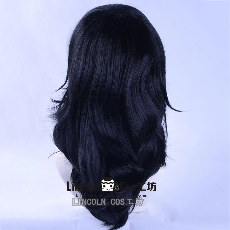 Beberino 45cm Long Wavy Black Cosplay Wig for My Hero Academia Shouta Aizawa