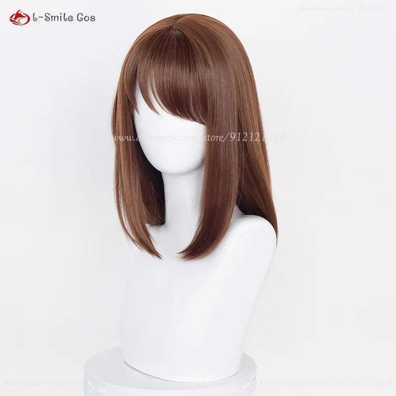 Anzu Brown Red Long Cosplay Wig by Beberino - Heat Resistant Synthetic Hair - 43cm