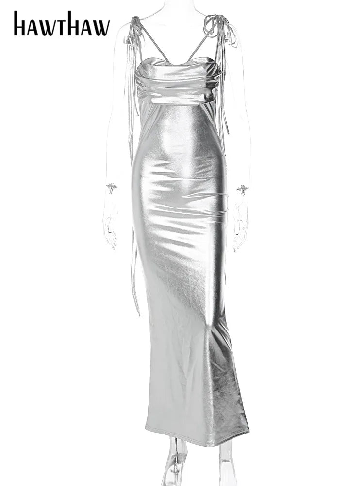 Beberino Elegant Backless Bodycon Long Dress 2023 Summer Collection