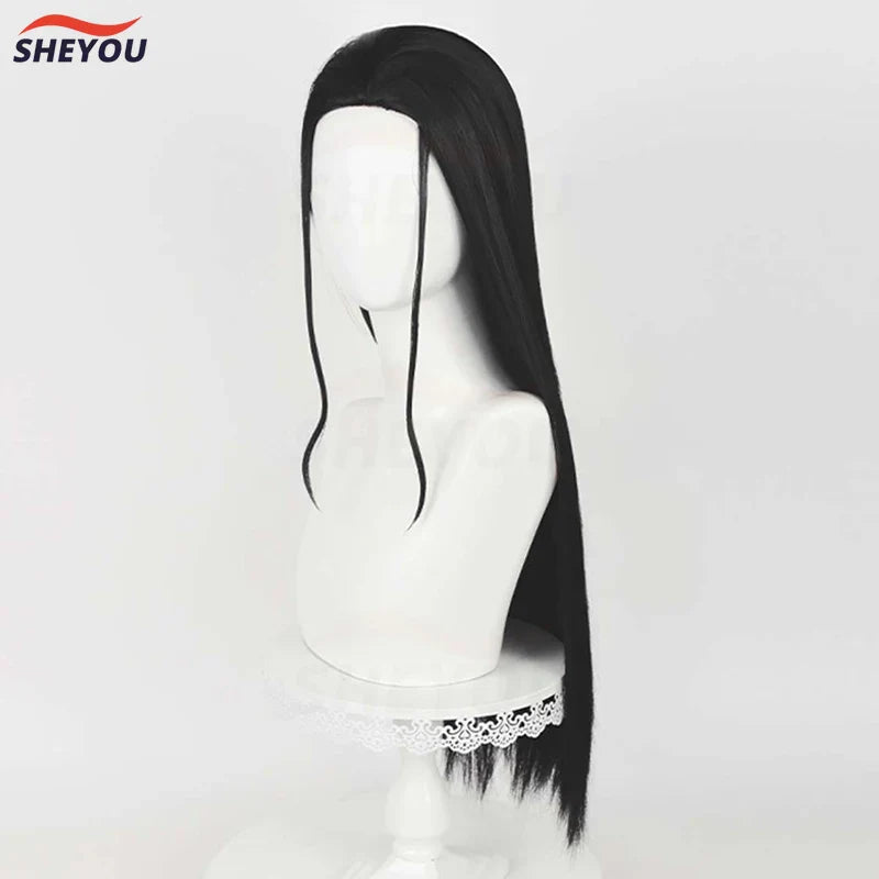 Beberino Miss Allsunday Long Straight Black Cosplay Wig + Wig Cap