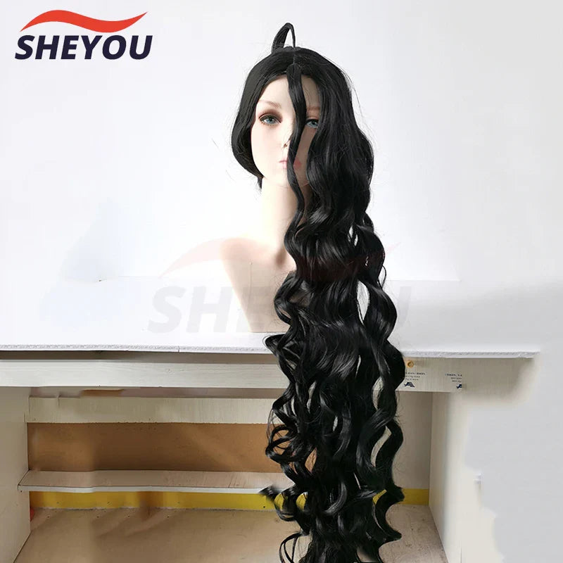 Beberino 150cm Long Black Izuru Kamukura Wig Cosplay Danganronpa Anime Wig