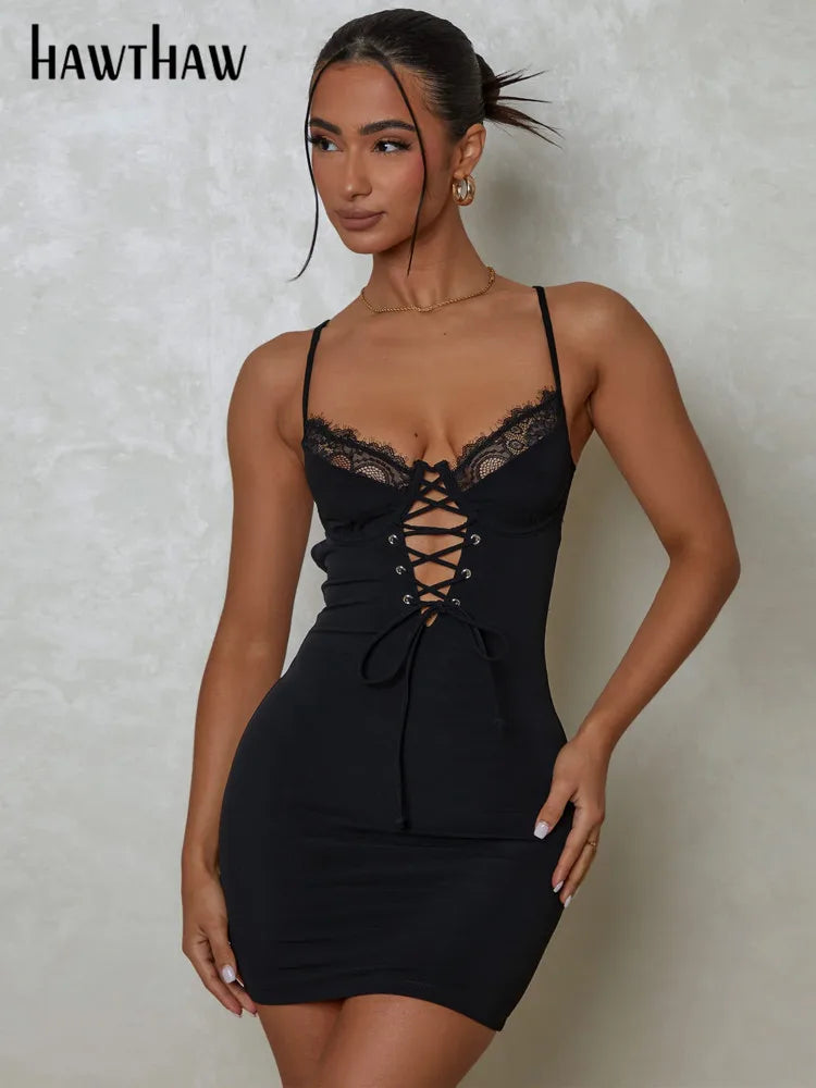 Beberino Black Bodycon Mini Dress 2023 Collection