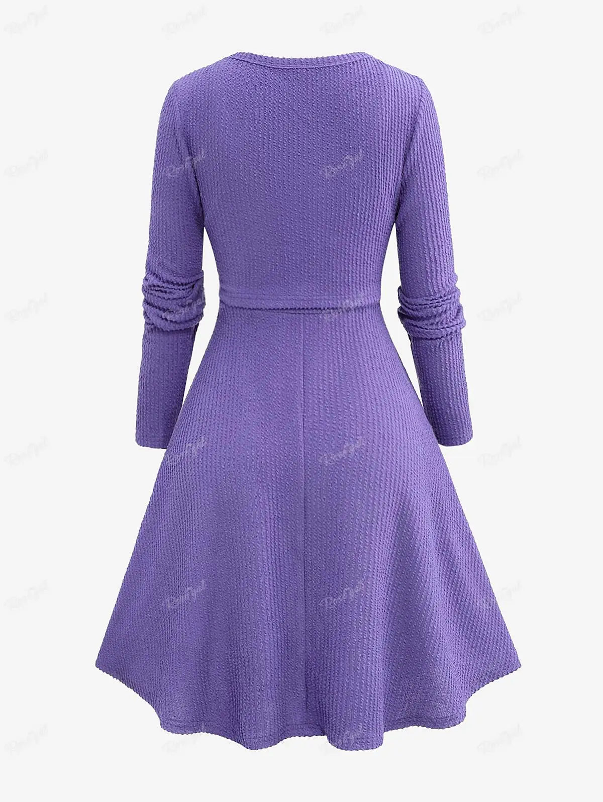 Beberino Solid Purple Two-Piece Tank Dress Set for Women