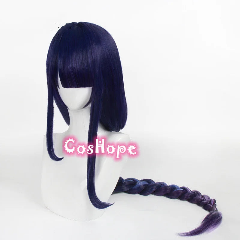 Beberino 110cm Blue Purple Wig Cosplay Anime Heat Resistant Synthetic Wig