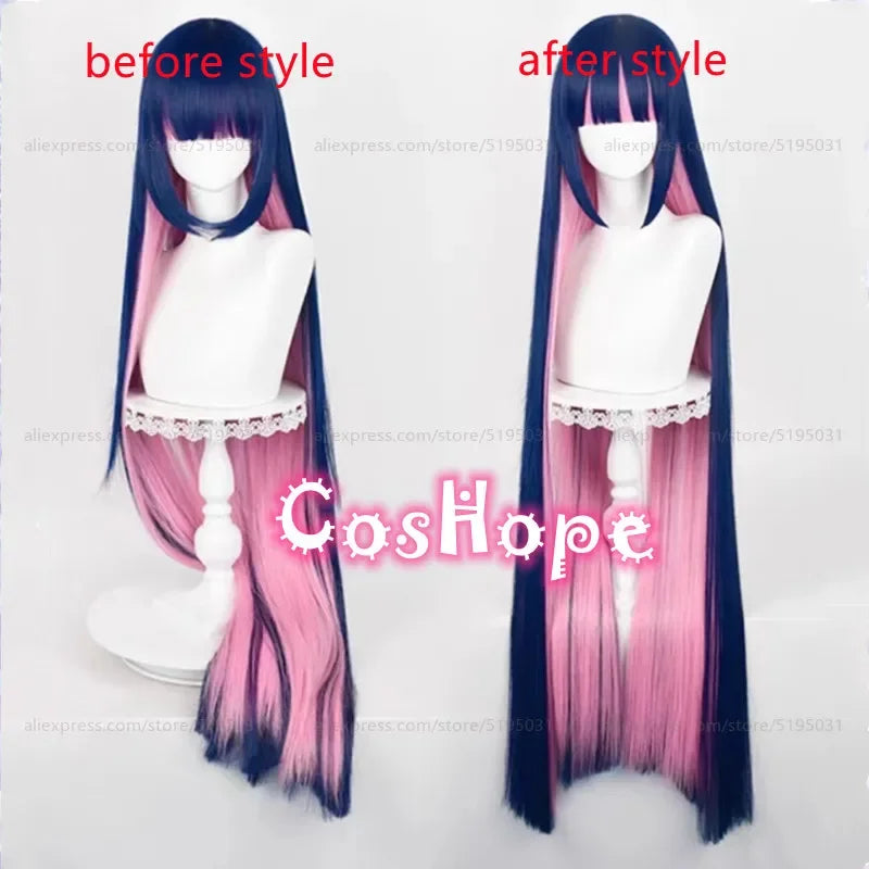 Beberino 120cm Long Heat Resistant Stocking Anarchy Anime Cosplay Wig