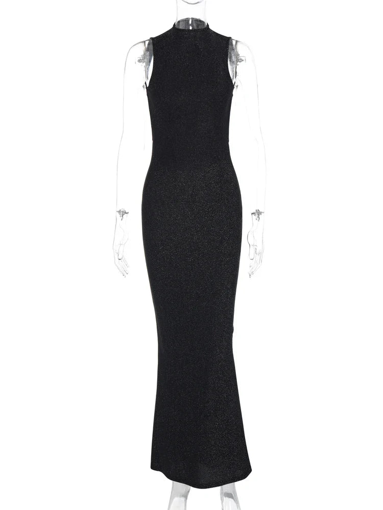 Beberino Elegant Bodycon Long Dress for Parties and Events