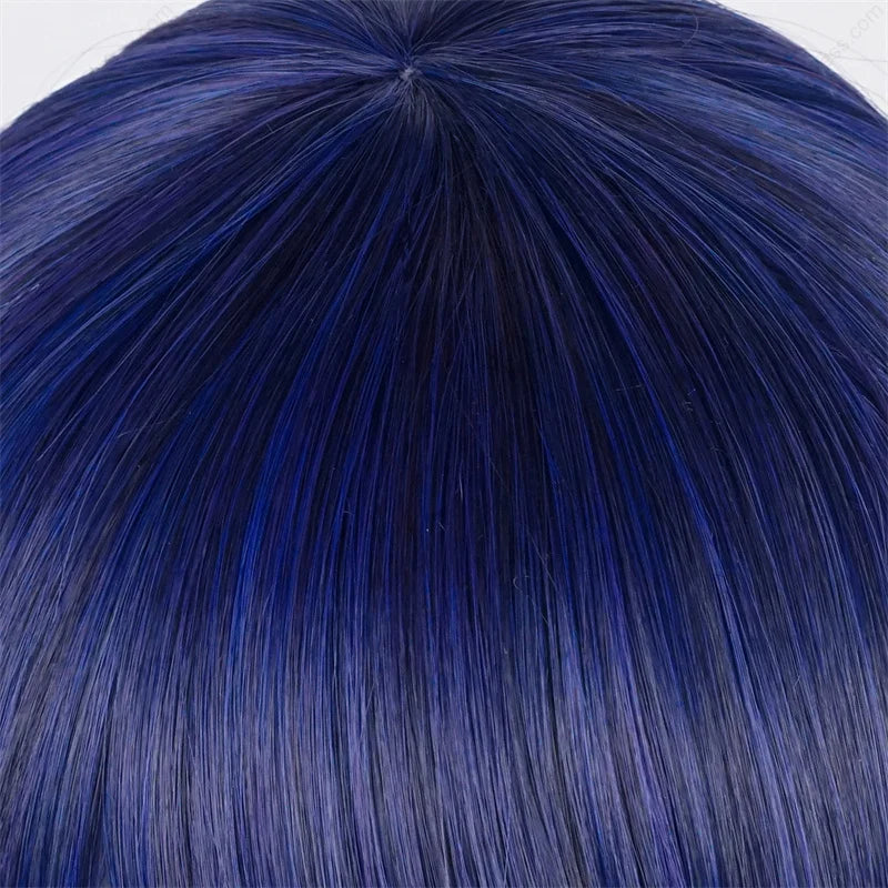 Beberino 100cm Blue Purple Braid Synthetic Cosplay Wig