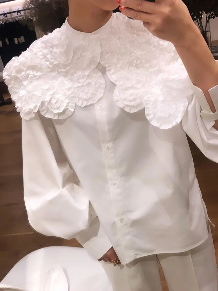 Beberino Floral Pleated Blouse - Spring 2024 Collection