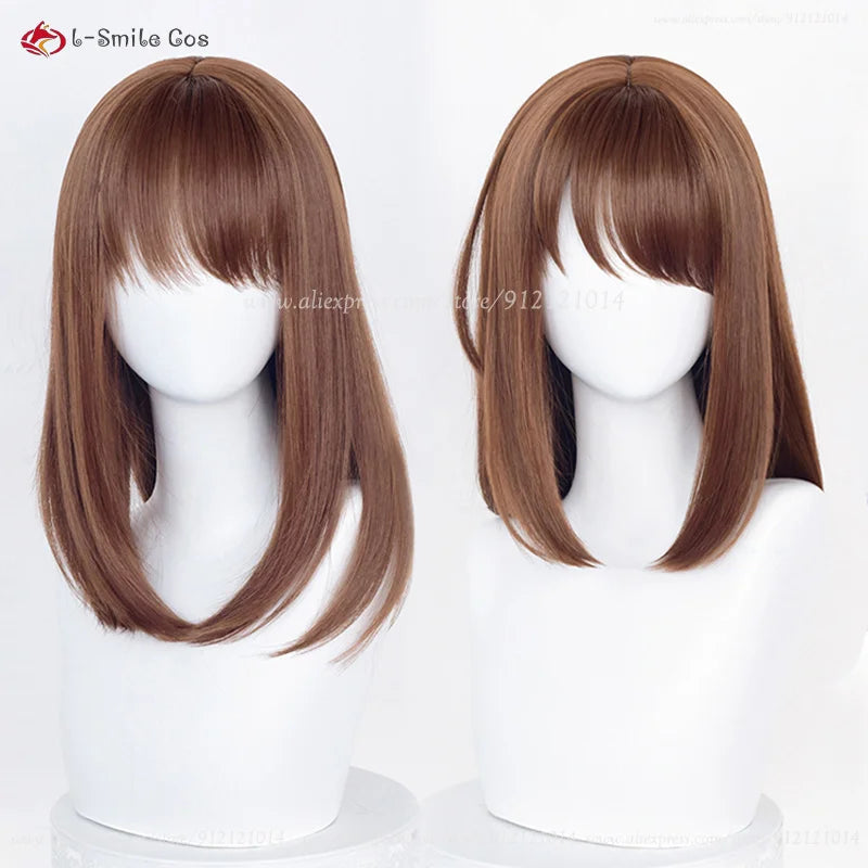 Anzu Brown Red Long Cosplay Wig by Beberino - Heat Resistant Synthetic Hair - 43cm
