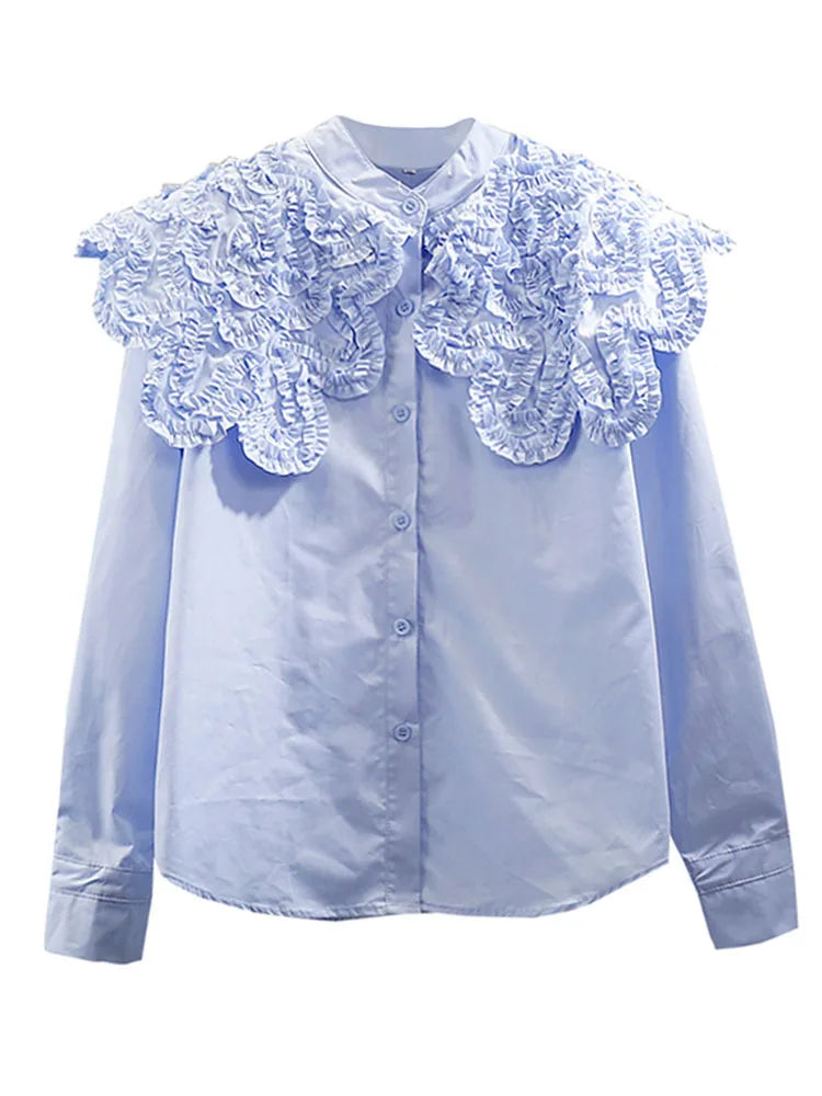 Beberino Floral Pleated Blouse - Spring 2024 Collection