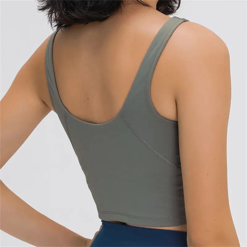 Beberino PASSION Longline Sports Bra Crop Top with Removable Padding