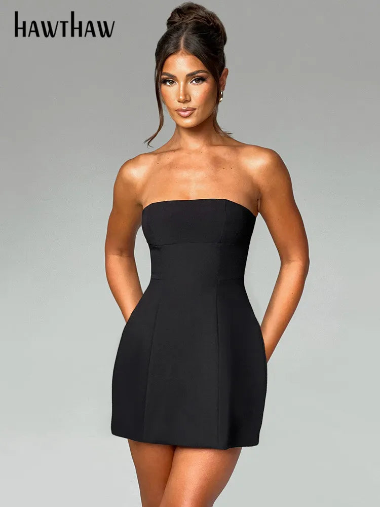Beberino Black Bodycon Mini Dress 2024 - Summer Clubwear Collection
