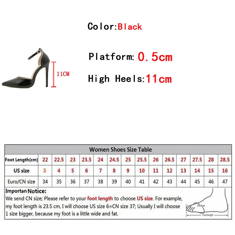 Beberino Pointed Toe Stiletto High Heel Slingback Sandals Buckle Strap Pumps