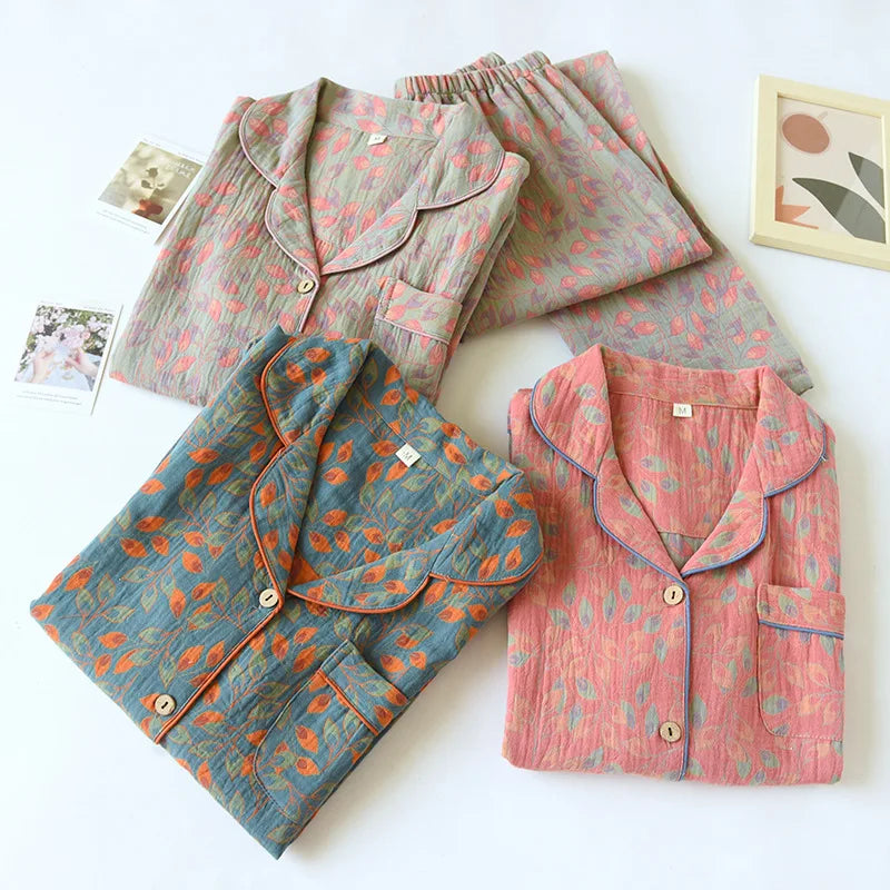 Beberino 100% Cotton Printed Pajama Set: Spring/Autumn Long Sleeve & Pants